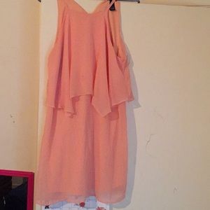 Coral Casual Dress